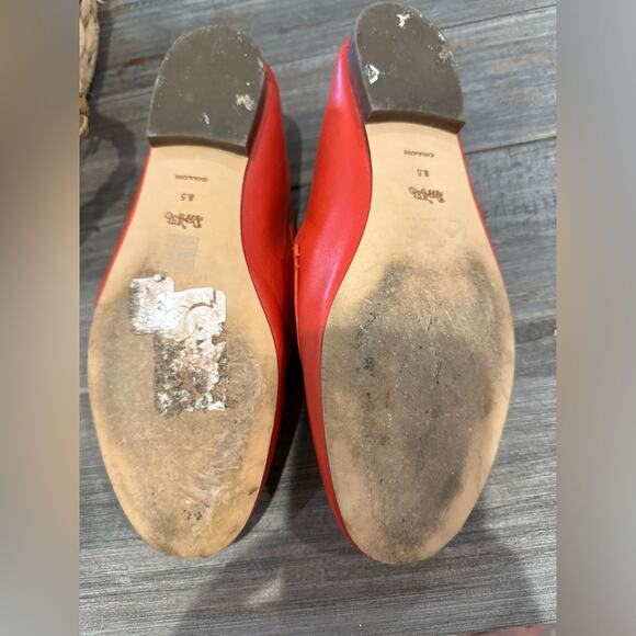 Coach Hanna Chain Leather Slip-On Driver Loafers - Picture 5 of 10